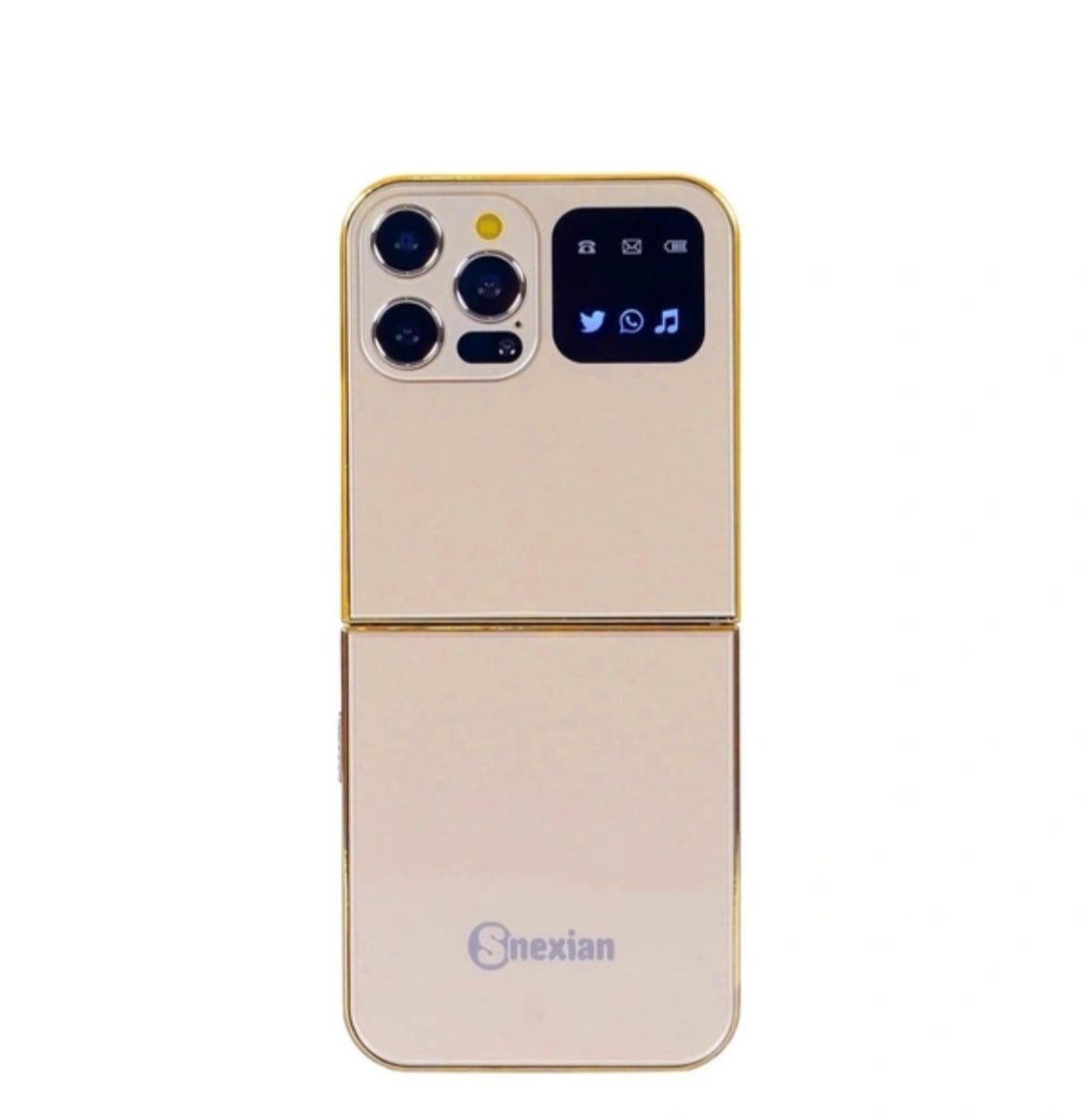Snexian Rock Smartphone Flip With Front Display Notification