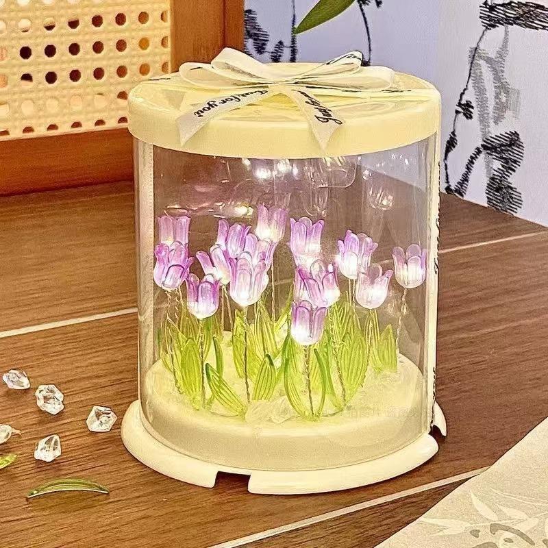 new round tulip lamp